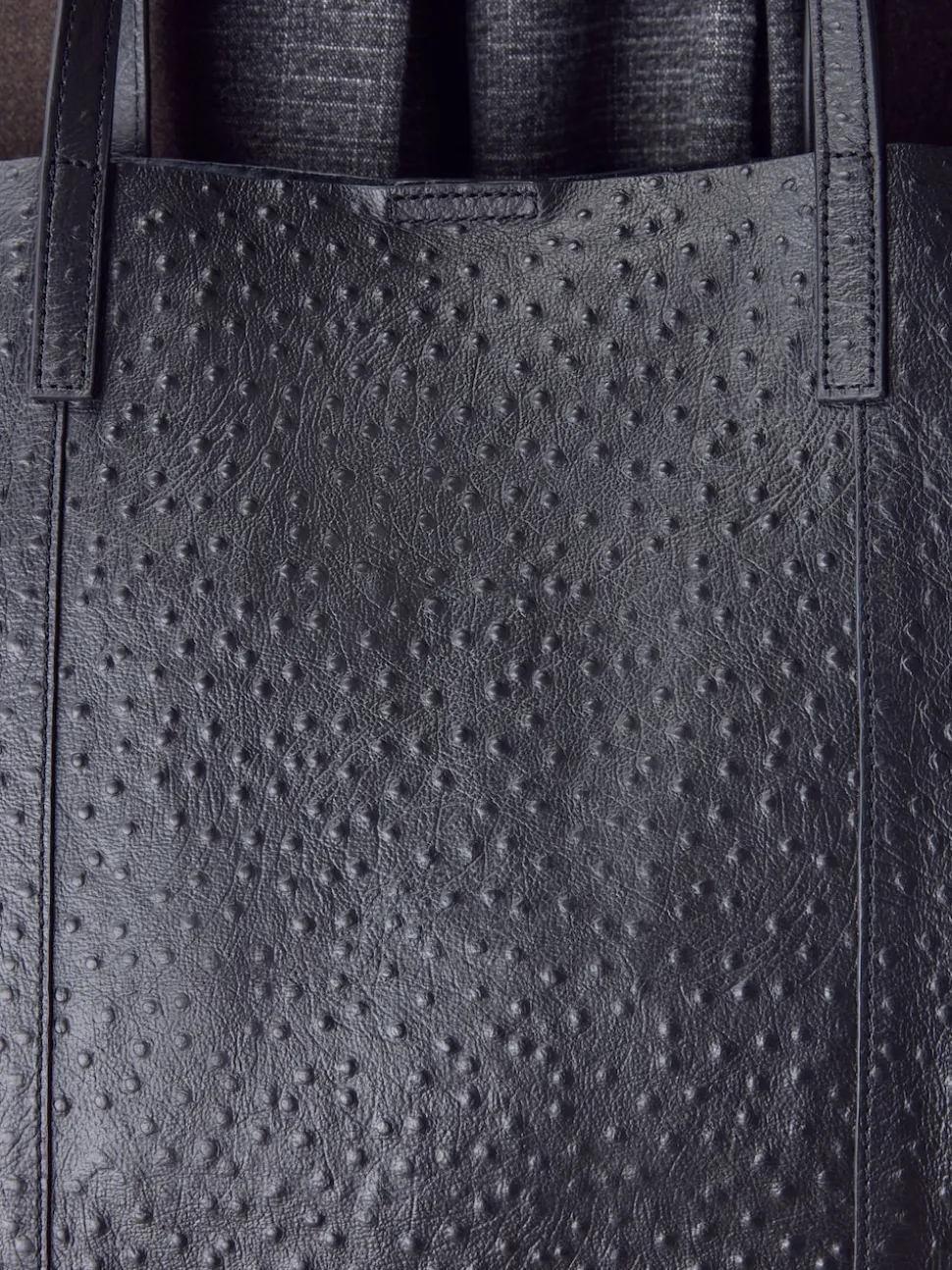Black N. Premium Large Leather Shopper Bag