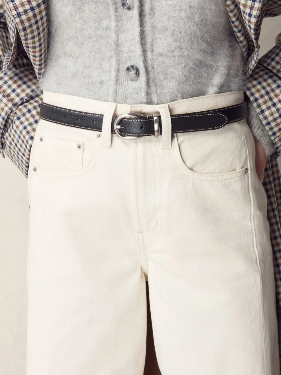 Black N. Premium Made In Italy Mid Width Belt