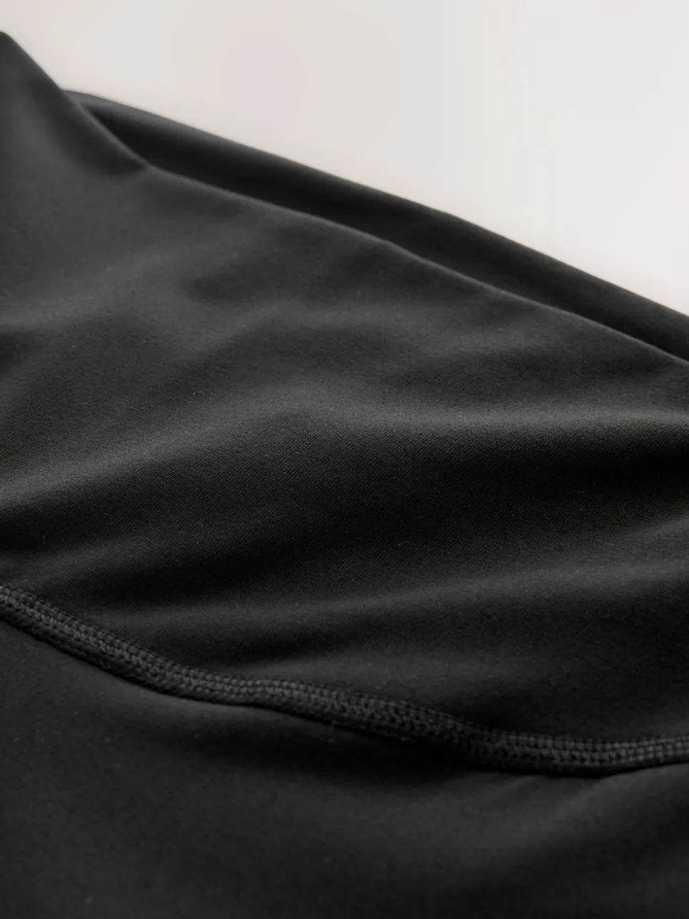 Black Next Active Sports Tummy Control High Waisted Dry Tech Mid Length Sculpting Leggings