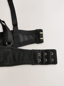 Black Non Pad Balcony Premium Embroidery Bra