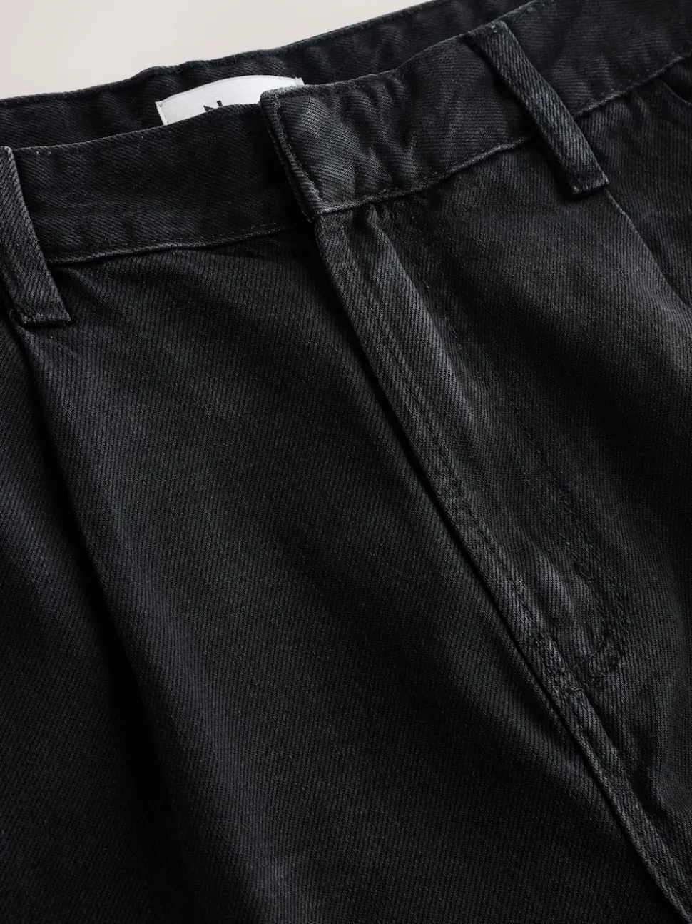 Black N.Premium High Rise Culotte Jeans