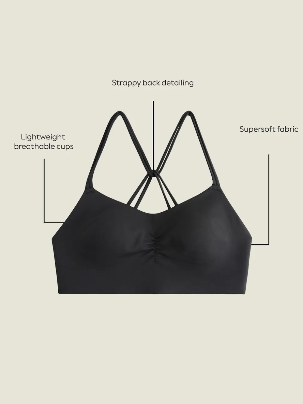 Black N.Premium Ultimate Comfort Medium Impact Sports Bra