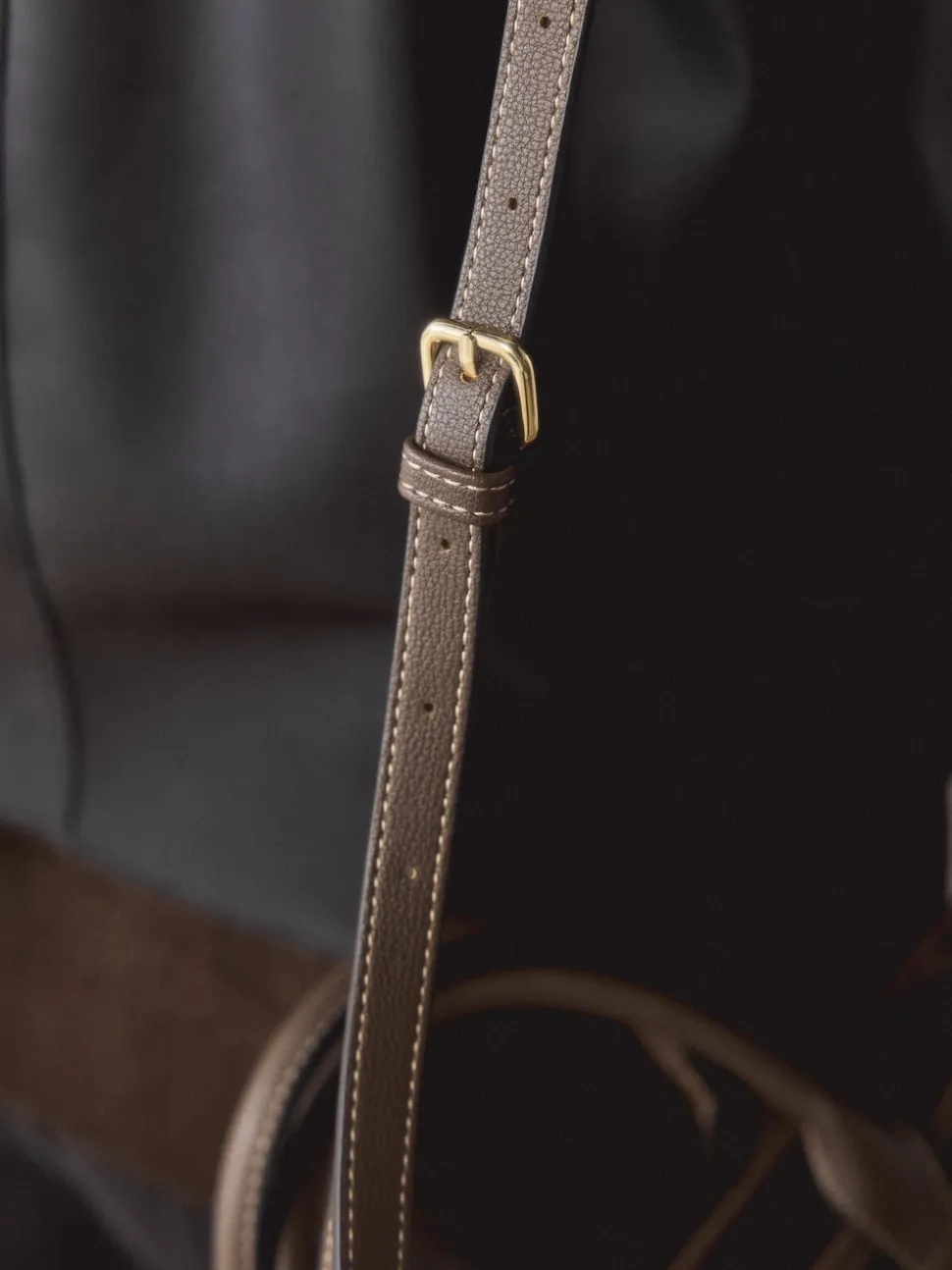 Black Nylon Cross-Body Bag
