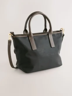 Black Nylon Cross-Body Bag