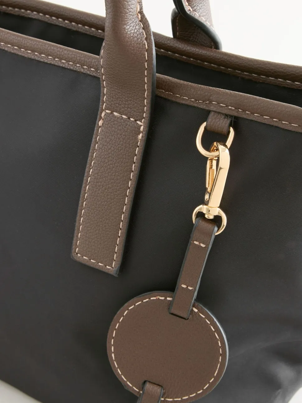 Black Nylon Cross-Body Bag