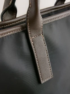 Black Nylon Cross-Body Bag