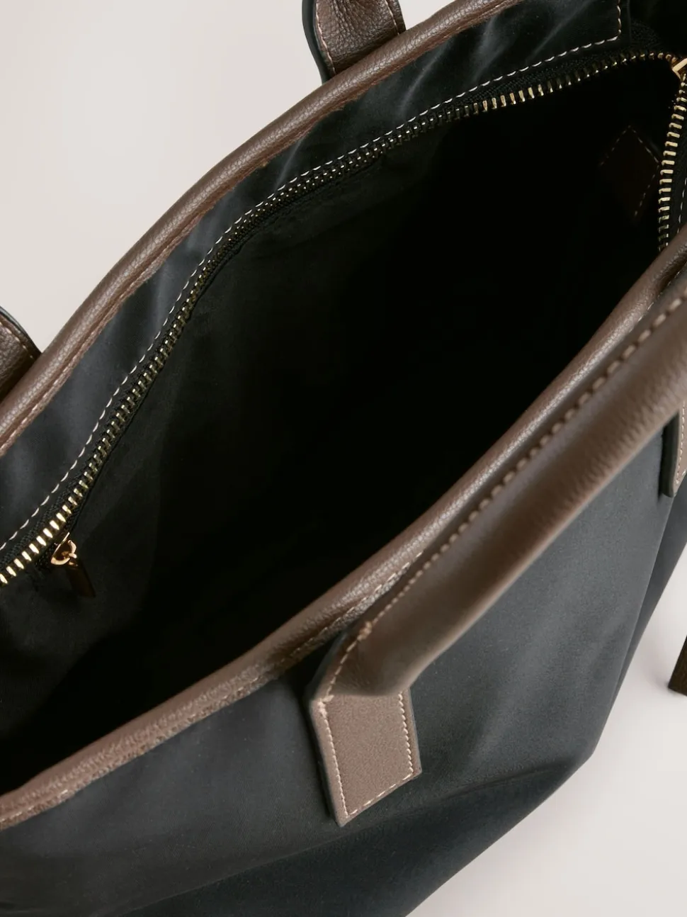 Black Nylon Cross-Body Bag