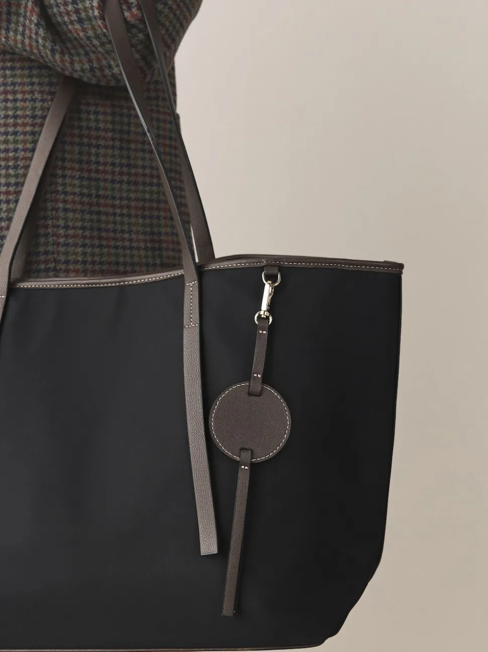 Black Nylon Shoulder Bag