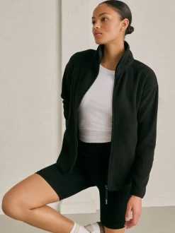 Black Outdoor Lightweight Fleece