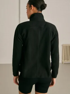 Black Outdoor Lightweight Fleece