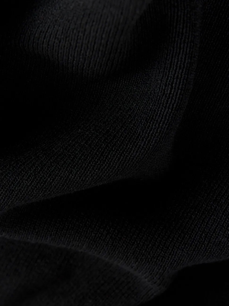Black Pinafore Layered Knitted Dress