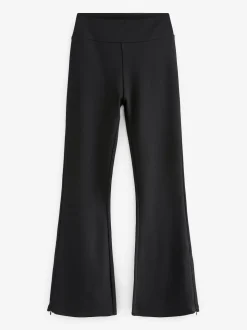 Black Power Sculpting Ponte Flare Leggings