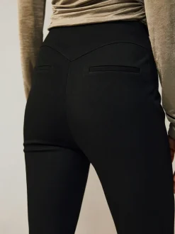 Black Sculpting Military Trousers
