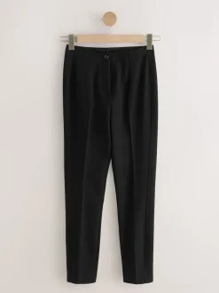 Black Sculpting Military Trousers