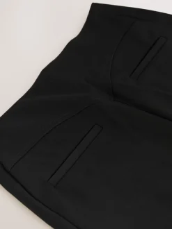 Black Sculpting Military Trousers