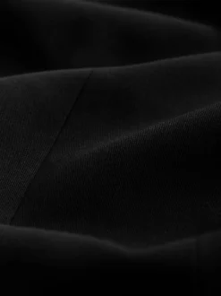 Black Sculpting Single Breasted Tailored Blazer