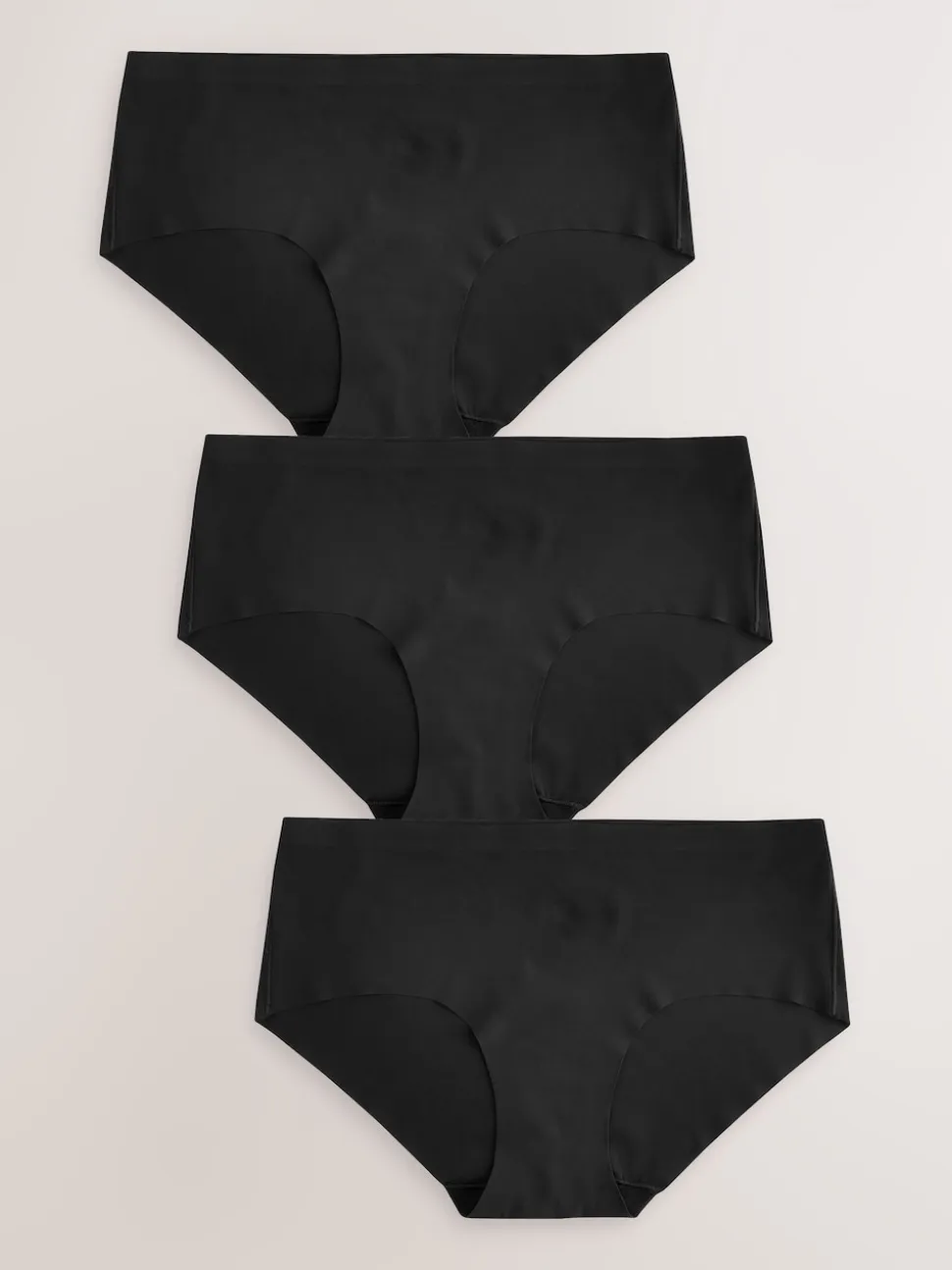 Black Short No VPL Comfort Knickers 3 Pack