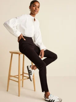 Black Skinny Tailored Trousers