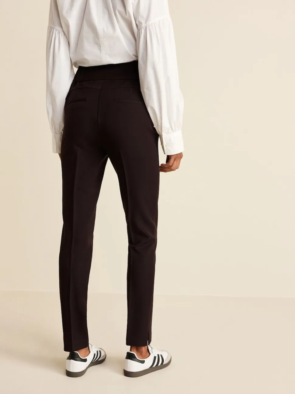 Black Skinny Tailored Trousers