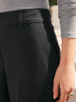 Black Smart Longline Shorts