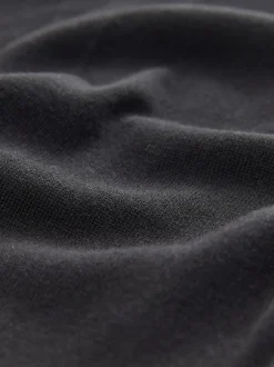 Black Soft Touch Cotton Rich Longline Cardigan