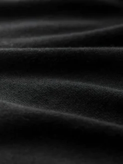 Black Soft Touch V-Neck Cotton Rich Jumpers 2 Pack