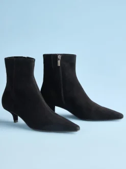 Black Tabitha Simmons x Next Underset Heel Ankle Boots