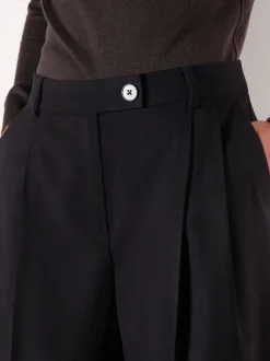Black Tailored Culottes