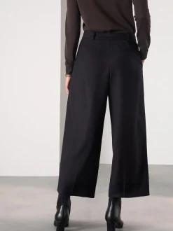 Black Tailored Culottes