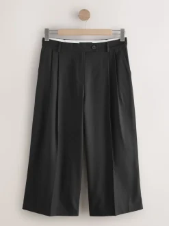 Black Tailored Culottes