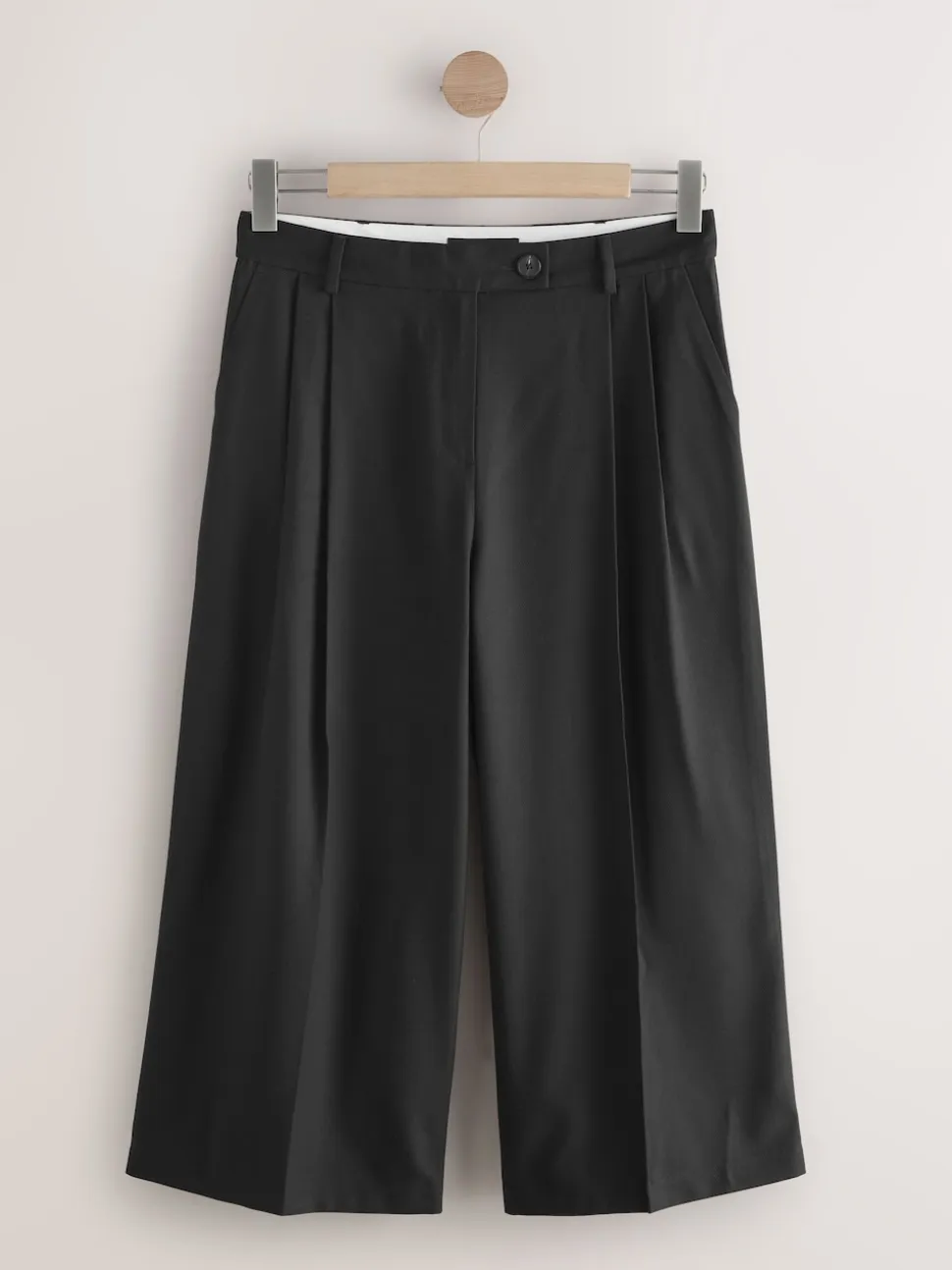 Black Tailored Culottes