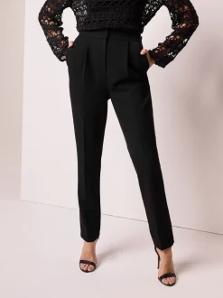 Black Tailored Hourglass Trousers