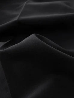 Black Tailored Tapered Trousers