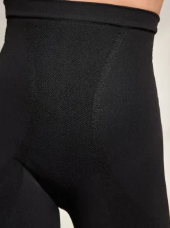 Black Thigh Smoother Short Seamless Firm Tummy Control Shaping Briefs