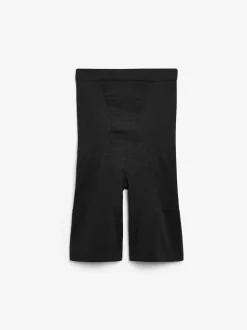 Black Thigh Smoother Short Seamless Firm Tummy Control Shaping Briefs