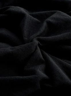 Black Twist Short Sleeved T-Shirt Summer Dress