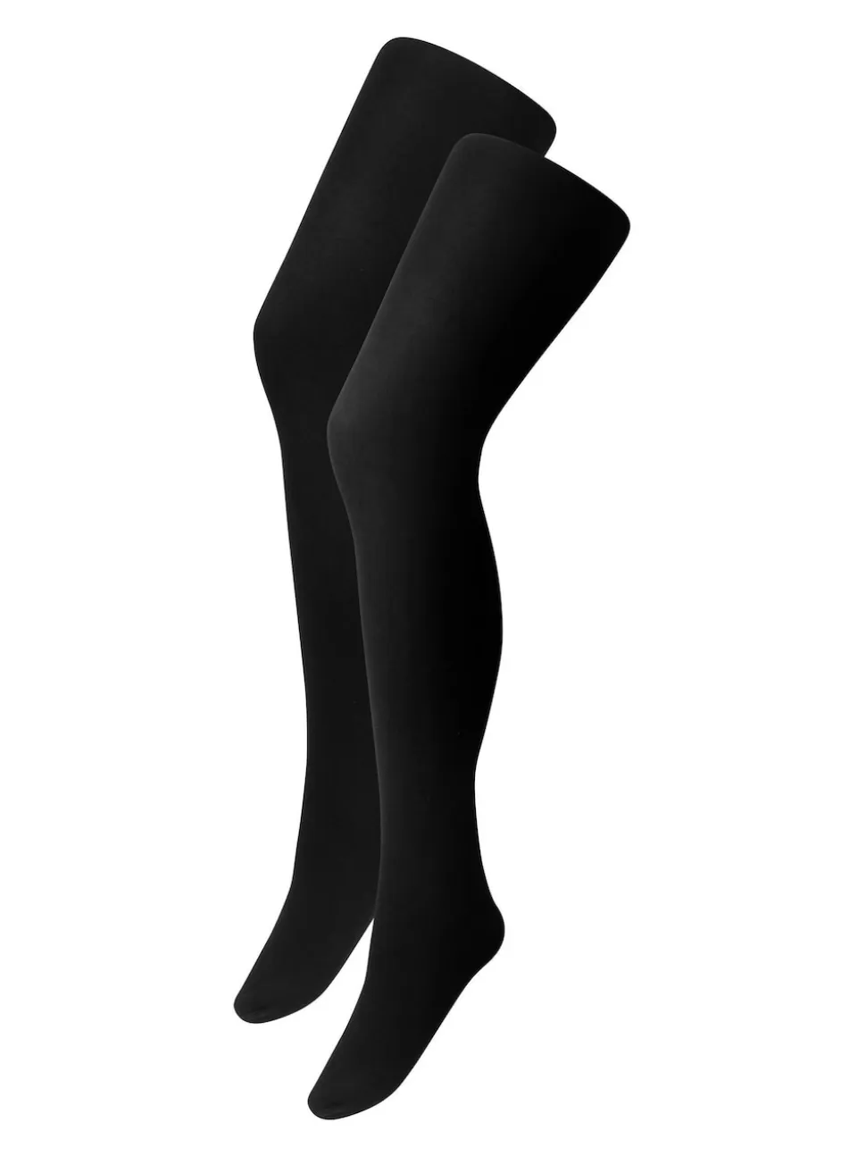 Black Ultimate Comfort Opaque 40D Tights Two Pack