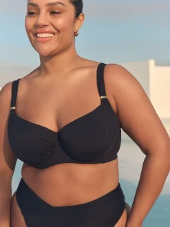 Black Ultimate Support F-K Underwired Bikini Top