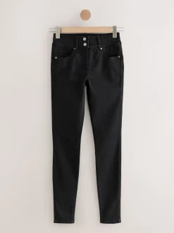 Black Wash Lift Slim And Shape Skinny Jeans