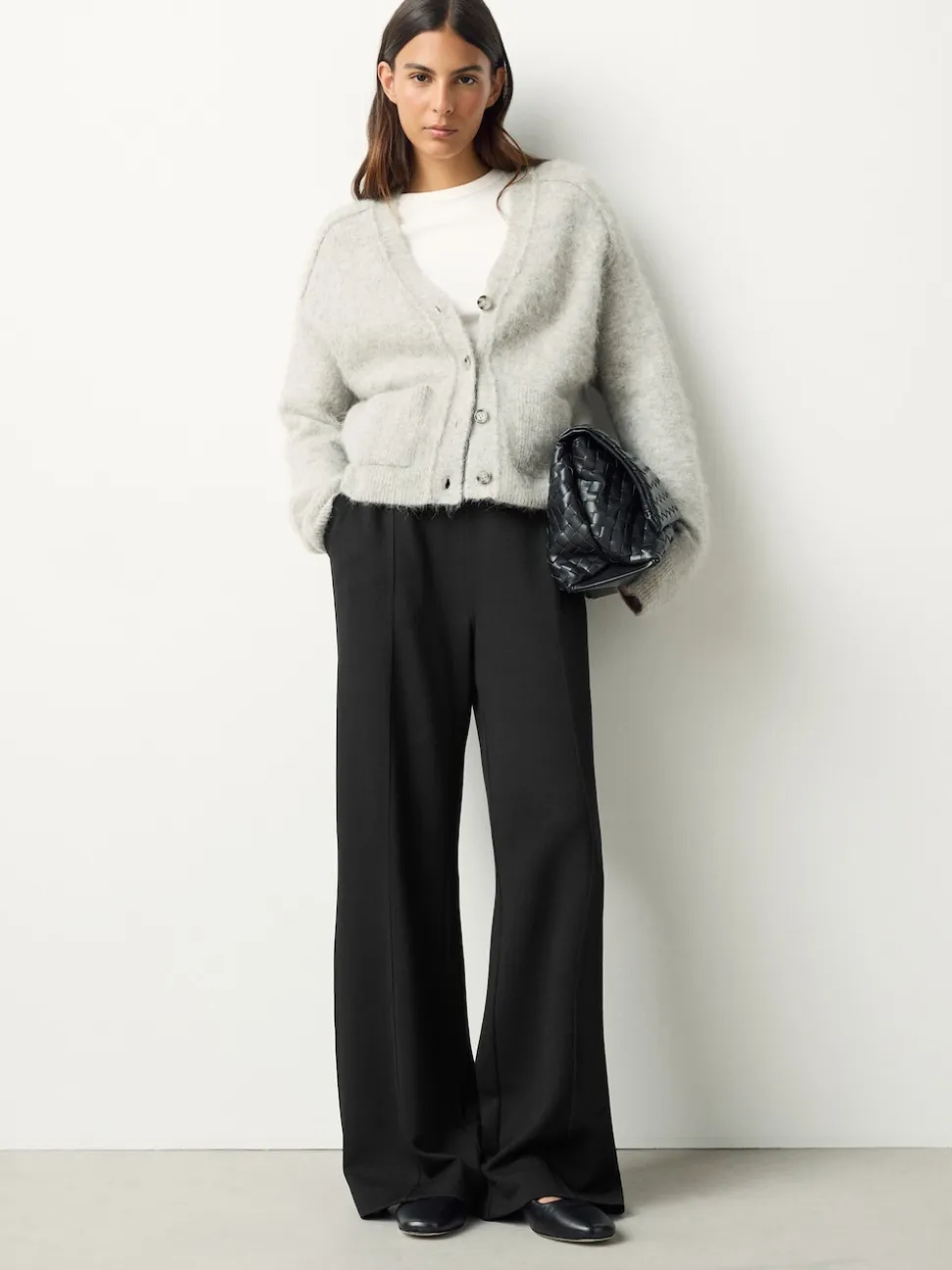 Black Wide Leg Joggers