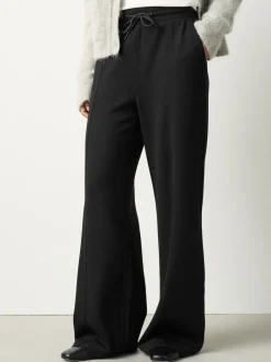 Black Wide Leg Joggers