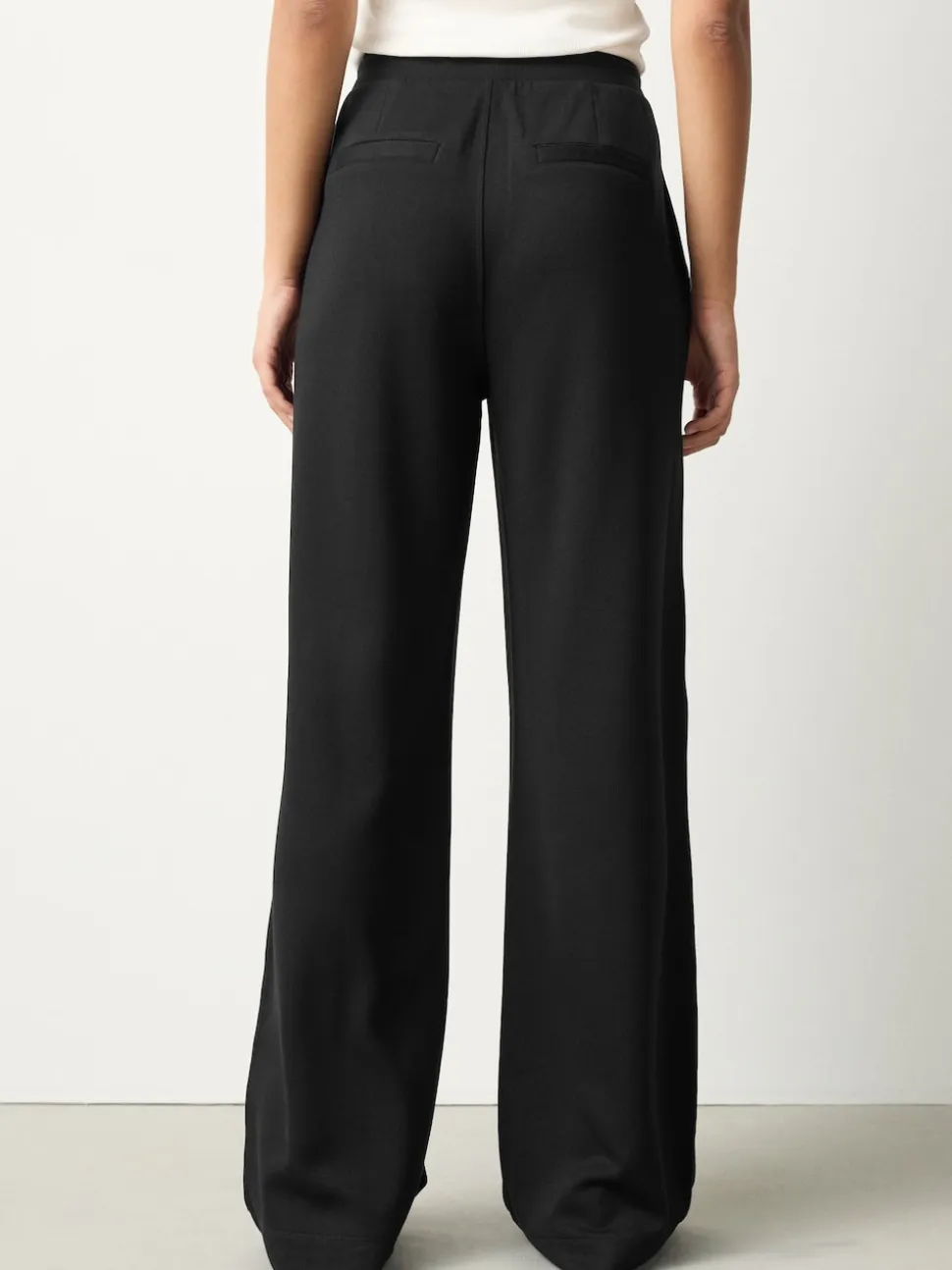 Black Wide Leg Joggers