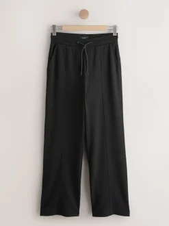 Black Wide Leg Joggers