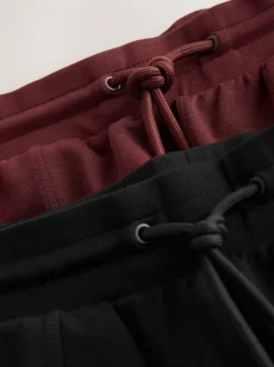 Black/Berry Jersey Shorts 2 Pack
