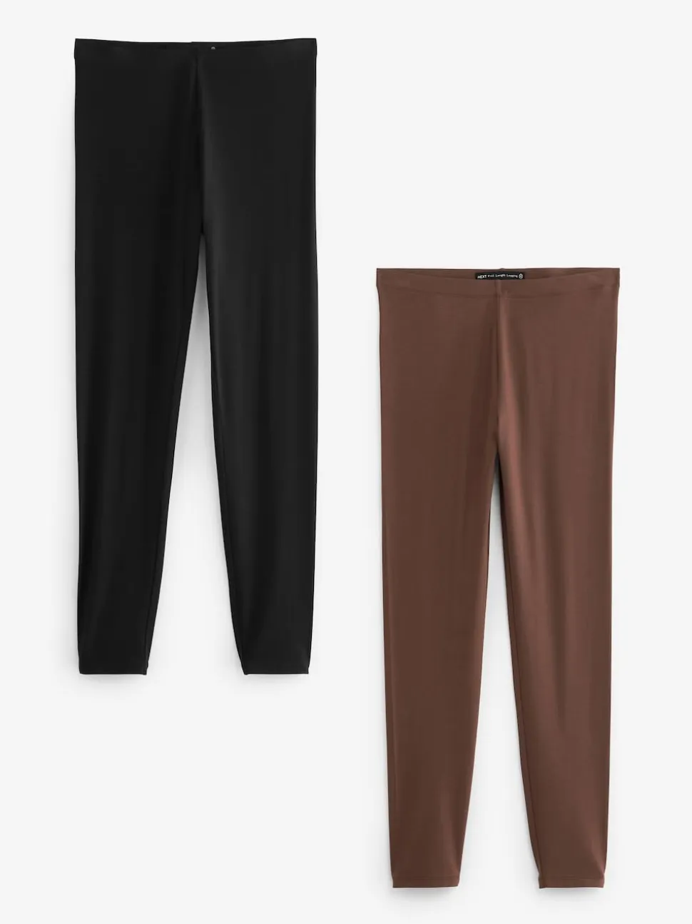 Black/Brown Full Length Leggings 2 Pack