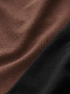 Black/Brown Full Length Leggings 2 Pack