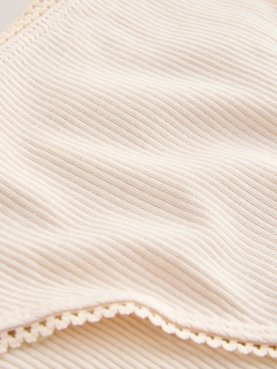 Black/Caramel Nude/Praline Nude High Rise High Leg Cotton Rib Knickers 3 Pack