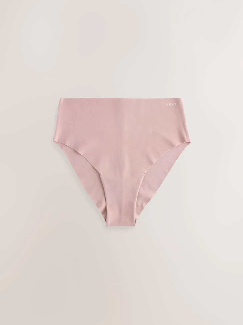 Black/Cream/Pink High Waist High Leg Cotton Blend No VPL Knickers 7 Pack