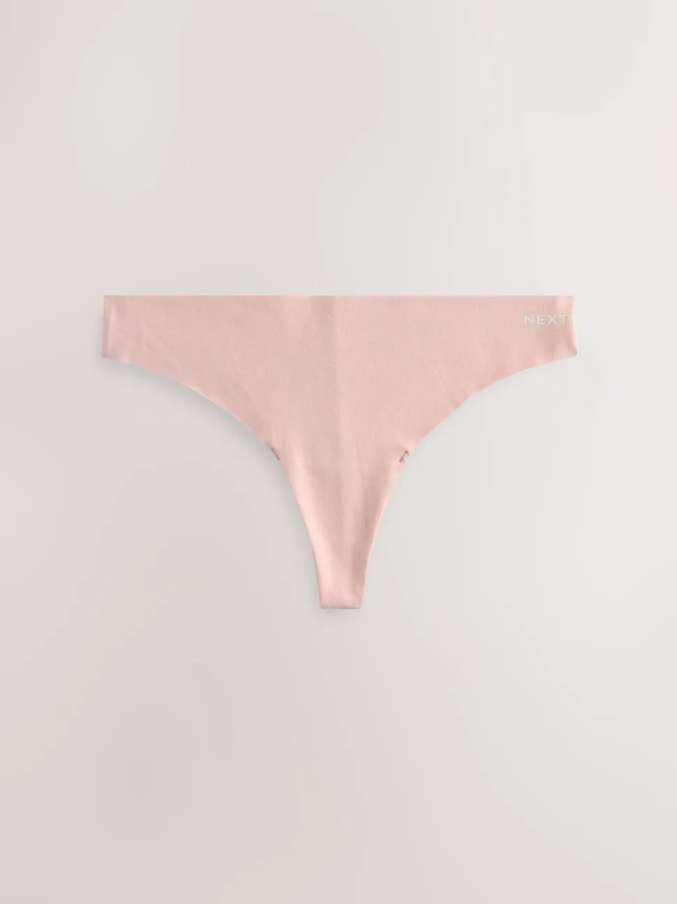 Black/Cream/Pink Thong Cotton Blend No VPL Knickers 7 Pack