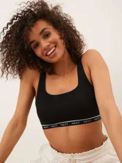 Black/Cream/Praline Nude 3 Pack Ultimate Comfort Crop Tops
